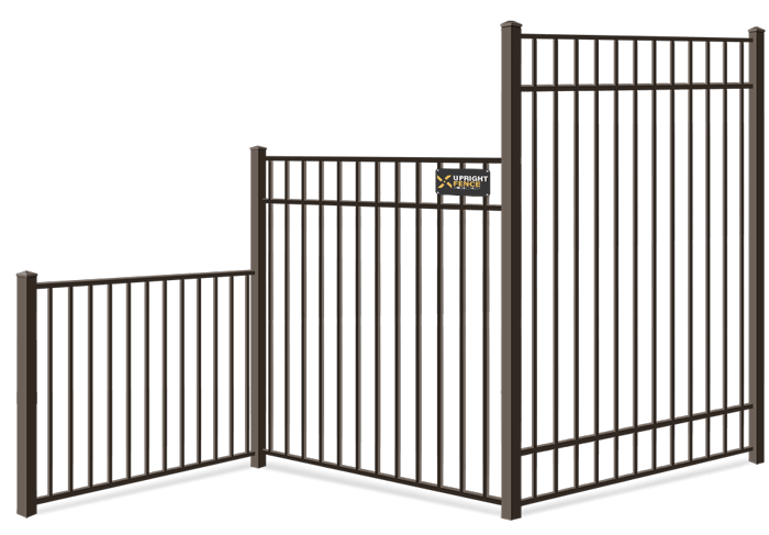 Aluminum fence height options Westland Michigan