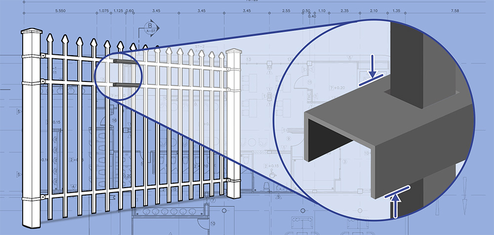 Westland Michigan Ornamental Steel fence Rails installation company