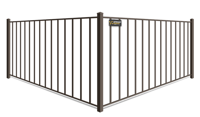 2 Rail aluminum fence company in Westland Michigan