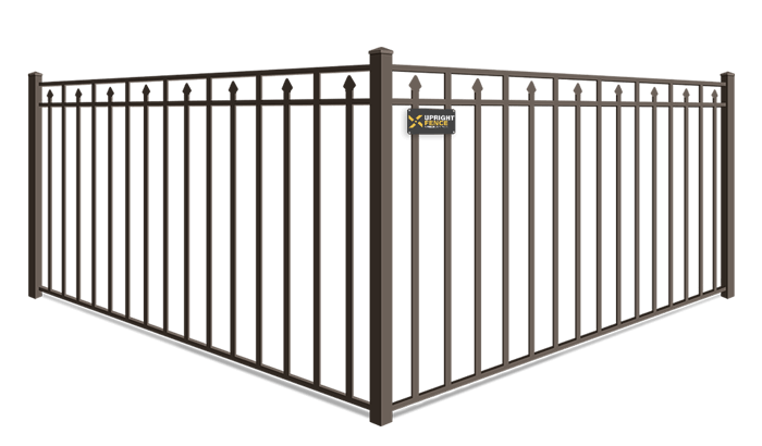 Alternating Extended Pickets aluminum fence company in Westland Michigan