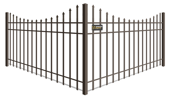 Scalloped Top aluminum fence company in Westland Michigan