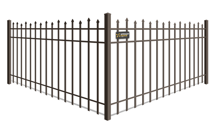 Staggered Picket aluminum fence company in Westland Michigan