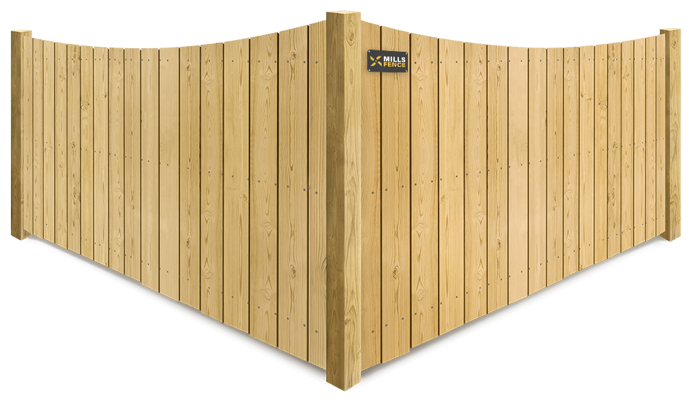 Scallop Top wood fence company in Westland Michigan