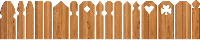 Custom Picket wood fence Westland Michigan