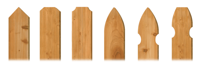 Picket styles - wood fence company in Westland Michigan