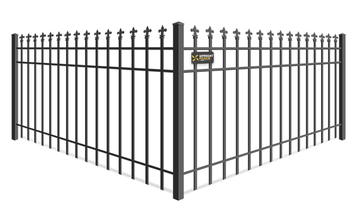 Fleur De Lis Finial wrought iron fence company in Westland Michigan