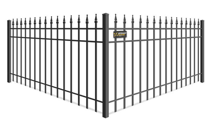 Quad Flare wrought iron fence company in Westland Michigan