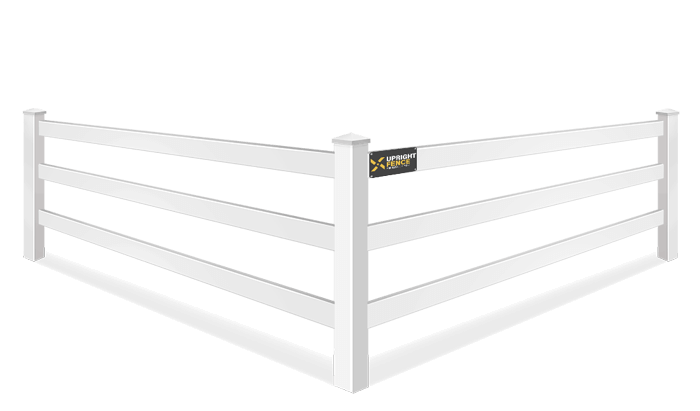 Post & Rail vinyl fence contractor in Westland Michigan