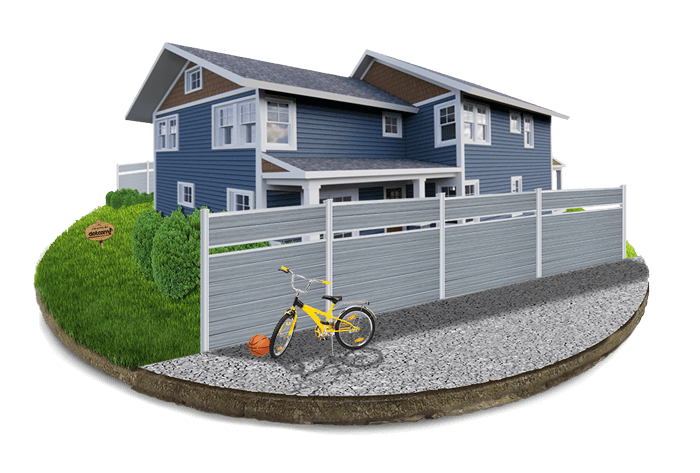 Westland Michigan Composite Fence installation for the Westland Michigan area.