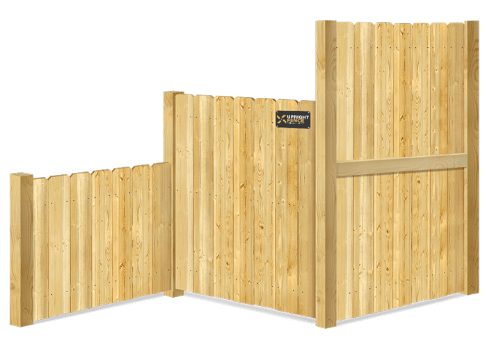 Wood fence height options Westland Michigan