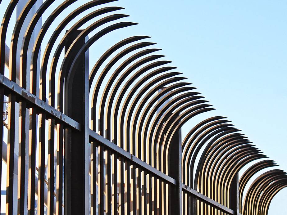 Security Fence Example in Wyandotte Michigan