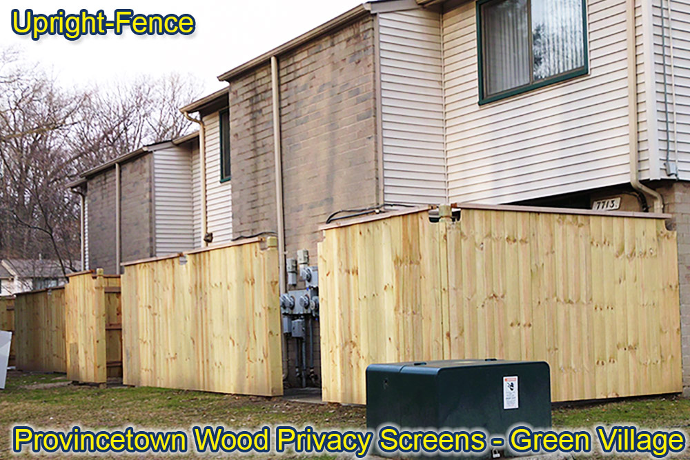 condo apartment fencing upright fence westland mi