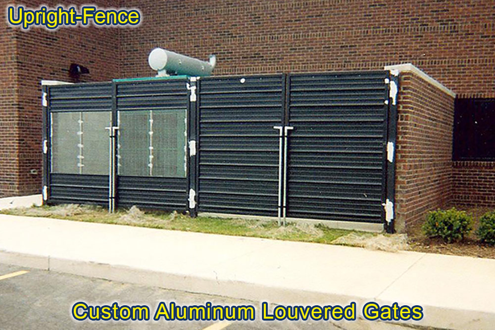 dumpster gate enclosures fencing upright fence westland mi
