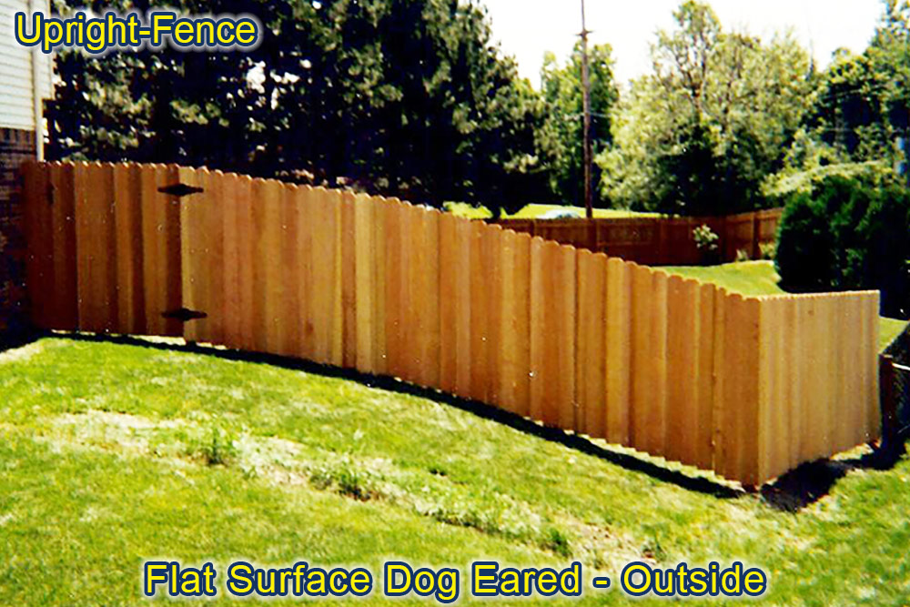 Wood Fences Upright Fence
